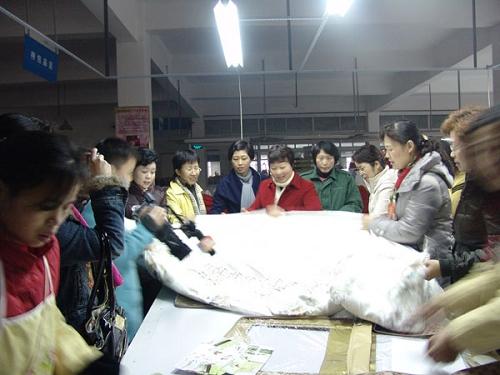 新余市領(lǐng)導(dǎo)到雨蘭家紡指導(dǎo)工作