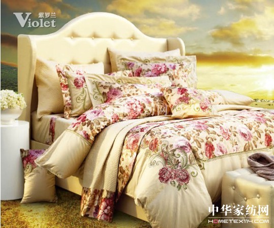 一線家紡品牌紫羅蘭 皇家花園溫情冬日