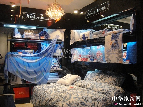 雨蘭特色青花床品是加盟的動力