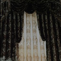 寬幅經編窗簾布