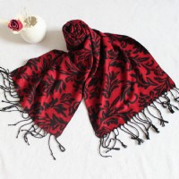 竹纖維圍巾 竹絲圍巾 拉絨圍巾